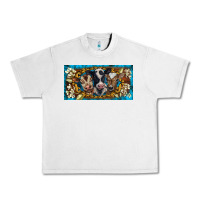 Lunar Rock western cow turquoise’s white flowers license plate template Urban Heavy Tee - BarkalooDesign