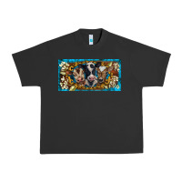 Pigment Black western cow turquoise’s white flowers license plate template Urban Heavy Tee - BarkalooDesign