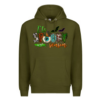 Army Green It's spooky season Premium Hoodie - NancyCooperArtShop