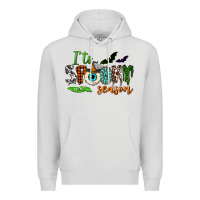 Dove Grey It's spooky season Premium Hoodie - NancyCooperArtShop