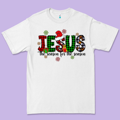 Jesus The Season For The Season Premium Tee Designed By Cowhidedigitalart