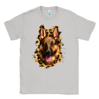 Moon Dust german shepherd leopard background Classic Tee - Jasminsmagicworld