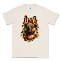 Natural german shepherd leopard background Classic Tee - Jasminsmagicworld