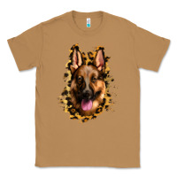 Toasted Coconut german shepherd leopard background Classic Tee - Jasminsmagicworld