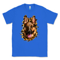 True Royal german shepherd leopard background Classic Tee - Jasminsmagicworld
