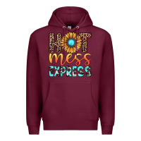 Burgundy hot mess express Premium Hoodie - JahusDesignShop