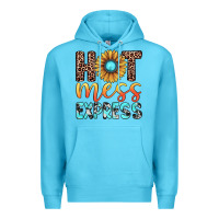 Ocean Blue hot mess express Premium Hoodie - JahusDesignShop