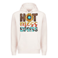Pale Pink hot mess express Premium Hoodie - JahusDesignShop