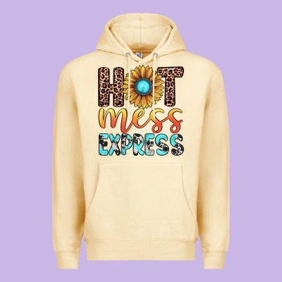 Hot Mess Express Premium Hoodie Designed By Jahusdesignshop