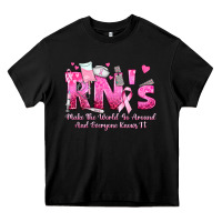 Black rn s make the world go around and everyone knows Heavy Core Tee - texasbilliewilder