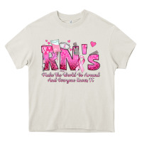 Cream rn s make the world go around and everyone knows Heavy Core Tee - texasbilliewilder