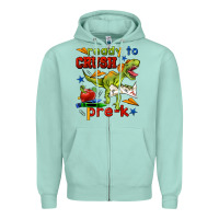 Seafoam ready to crush pre k Zipper Hoodie - BundleAndBundleShop