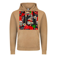 Vintage Camel ladybug gnomes seamless pattern Vintage Hoodie - BundleAndBundleShop