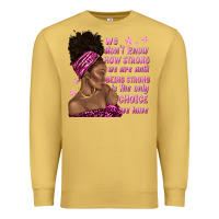 Antique Gold afro woman cancer Premium Sweatshirt - texasbilliewilder