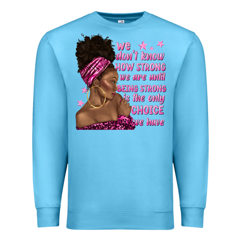Afro Woman Cancer Premium Sweatshirt by texasbilliewilder | Teevron
