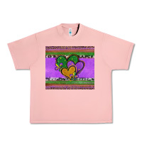 Salmon mardi gras hearts and fleur de lis Urban Heavy Tee - Jasminsmagicworld
