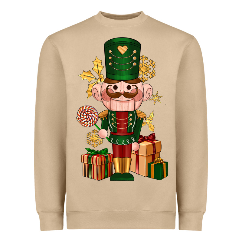 Christmas Nutcracker Heavyweight Sweatshirt by NancyCooperArtShop | Teevron