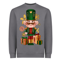 Storm Christmas Nutcracker Heavyweight Sweatshirt - NancyCooperArtShop
