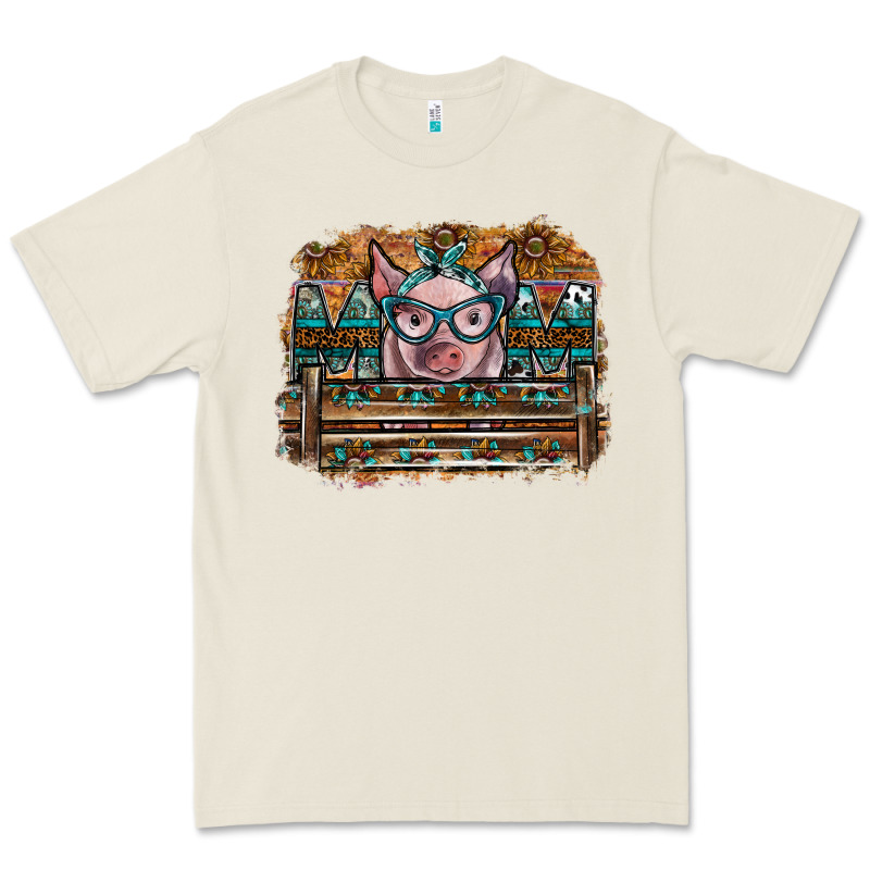 Mom Pig Premium Tee by SublimationCraftShop | Teevron