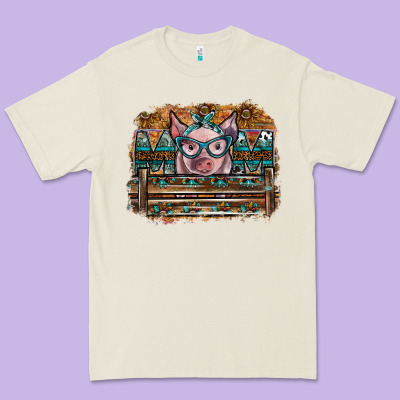Mom Pig Premium Tee Designed By Sublimationcraftshop