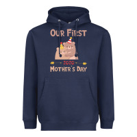 Our First Mother's Day Heavyweight Hoodie | Teevron