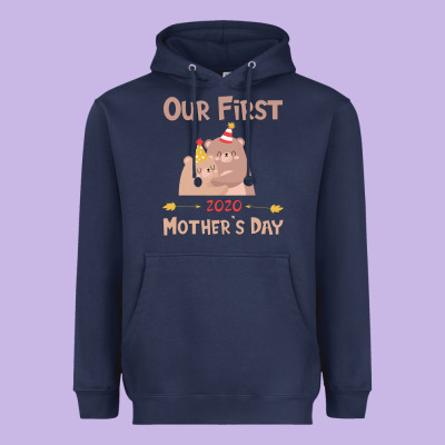 Our First Mother's Day Heavyweight Hoodie Designed By Bettercallsaul