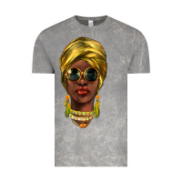 Cloud Rock african woman Vintage Tee - NancyCooperArtShop