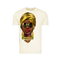Vintage Arctic african woman Vintage Tee - NancyCooperArtShop