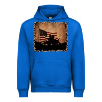 Cobalt America Western Cowboy and Cowgirl Leopard Frame Urban Hoodie - CowCowDesign
