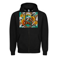 Black game day mouse pad Zipper Hoodie - BundleAndBundleShop