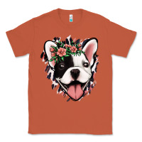 Copper french bulldog floral Classic Tee - Jasminsmagicworld