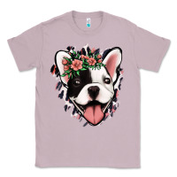 Lilac french bulldog floral Classic Tee - Jasminsmagicworld
