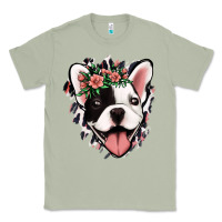 Matcha french bulldog floral Classic Tee - Jasminsmagicworld