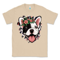 Mushroom french bulldog floral Classic Tee - Jasminsmagicworld