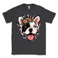 Smoke french bulldog floral Classic Tee - Jasminsmagicworld