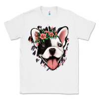 White french bulldog floral Classic Tee - Jasminsmagicworld