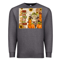 Charcoal Heather fall hay there pumpkin Premium Sweatshirt - texasbilliewilder