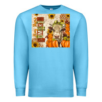 Ocean Blue fall hay there pumpkin Premium Sweatshirt - texasbilliewilder