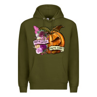 Army Green Sorta sweet sorta spooky Premium Hoodie - NancyCooperArtShop