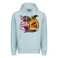 Blue Mist Sorta sweet sorta spooky Premium Hoodie - NancyCooperArtShop