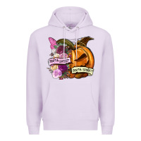 Lilac Sorta sweet sorta spooky Premium Hoodie - NancyCooperArtShop
