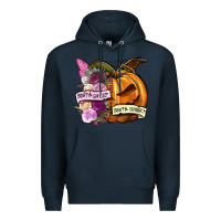 Navy Sorta sweet sorta spooky Premium Hoodie - NancyCooperArtShop