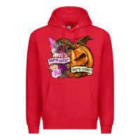 Red Sorta sweet sorta spooky Premium Hoodie - NancyCooperArtShop