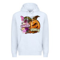 White Sorta sweet sorta spooky Premium Hoodie - NancyCooperArtShop