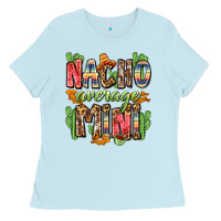 Baby Blue nacho average mini Ladies Tee - Zillion Design Studio