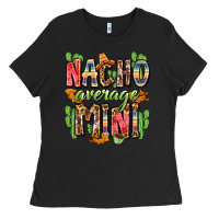 Black nacho average mini Ladies Tee - Zillion Design Studio