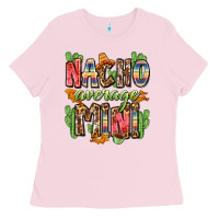 Bubblegum Pink nacho average mini Ladies Tee - Zillion Design Studio