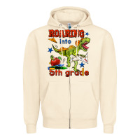 Sandshell roaring into 5th grade Zipper Hoodie - BundleAndBundleShop