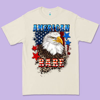 American Babe  4th Of July Premium Tee Designed By Cowgirlartshop