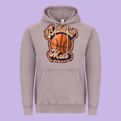 Basketball Mom Vintage Hoodie Designed By Jahusdesignshop